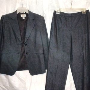 Talbots Petites Women's Gray Suit Set